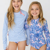 Girls Palm Beach 3-Piece Long Sleeve Rashguard Set