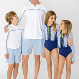 Men's Seaside Stripe Swim Trunk