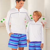 Boys San Sebastian Stripe Swim Trunk