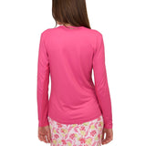 Magenta Long Sleeve Performance Top