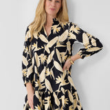 Paradise Black Metallic Relaxed Dress