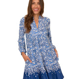Seaside Floral Relaxed Dress