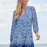 Seaside Floral Relaxed Dress