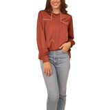 Copper Long Sleeve Top