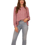 Camden Geo Long Sleeve Top