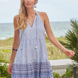 Seaside Sleeveless Tiered Dress
