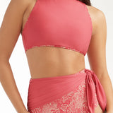Felicity High Neck Reversible Racerback Bikini Top