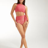 Felicity High Neck Reversible Racerback Bikini Top