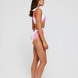 Lauren Square Neck Two-Piece Bikini Top in Pucci