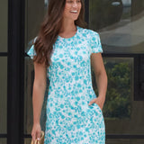Rosemary Beach Ruffle Short Sleeve Dress