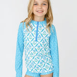 Girls Rosemary Beach 3-Piece Long Sleeve Rashguard Set