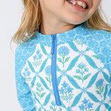 Girls Rosemary Beach 3-Piece Long Sleeve Rashguard Set