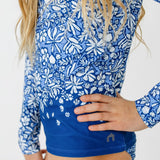 Girls Seaside 3-Piece Long Sleeve Rashguard Set