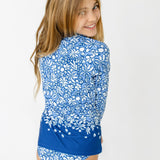 Girls Seaside 3-Piece Long Sleeve Rashguard Set