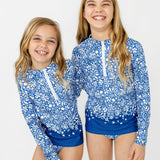 Girls Seaside 3-Piece Long Sleeve Rashguard Set
