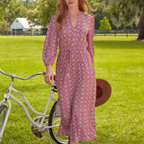 Camden Geo Button Down Maxi Dress
