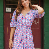 Concord Flowy Cinch Waist Dress