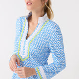 Seaside Pique Tunic Dress