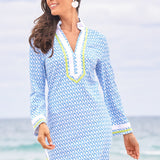 Seaside Pique Tunic Dress
