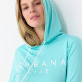 Aqua Cabana Life Hoodie Dress