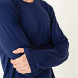 Navy Bamboo Long Sleeve Sun Shirt