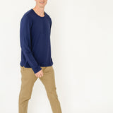 Navy Bamboo Long Sleeve Sun Shirt