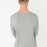 Grey Bamboo Long Sleeve Sun Shirt