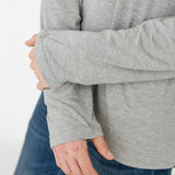 Grey Bamboo Long Sleeve Sun Shirt