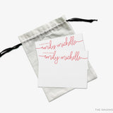 A Note From Script Personalized Flat Notes