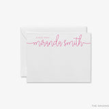 A Note From Script Personalized Flat Notes