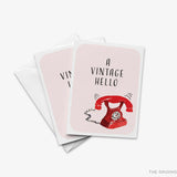 A Vintage Hello Telephone Greeting Card