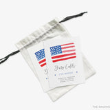 American Flag Moving Announcement