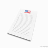American Flag Notepad