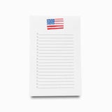 American Flag Notepad