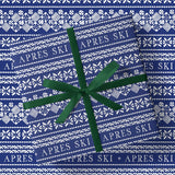 Après Ski Blue Sweater Gift Wrap