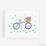 Bicycle Confetti Art Print