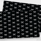 Black Bow Placemat Pad