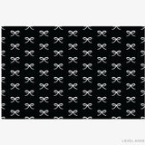 Black Bow Placemat Pad