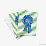 Blue Ribbon #1 Dad Card