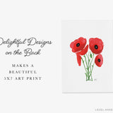 Botanical Birth Month Flower 2025 Watercolor Desk Calendar