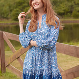 Seaside Floral Relaxed Dress