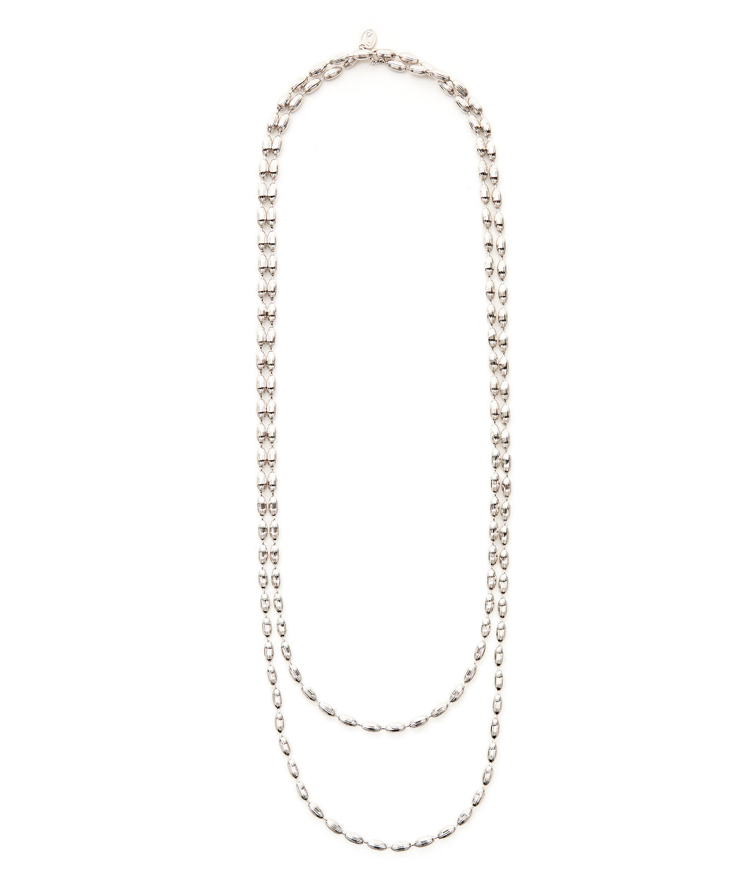 Charleston Rice Sterling Silver Rice Bead Necklace Charleston Rice