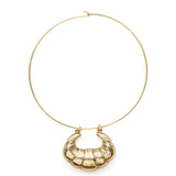 Oversize Croissant Necklace