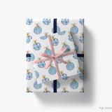 Chinoiserie Ornaments Christmas Gift Wrap
