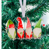 Christmas Gnomes Acrylic Ornament