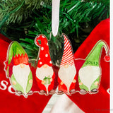 Christmas Gnomes Acrylic Ornament