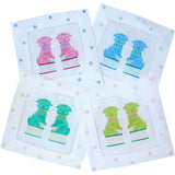 Colorful Foo Dog Linen Cocktail Napkins