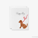 Dog Happy Day Greeting Card