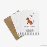 Dog Lover Moving Announcement