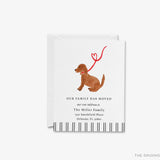 Dog Lover Moving Announcement